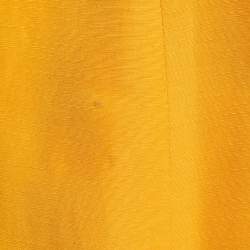 Max Mara Orange Linen & Silk Single Breasted Blazer M