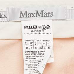 Max Mara Pink Jersey Pegno Trousers S
