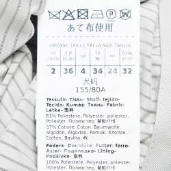 Max Mara Olive Green Cotton Blend Hooded The Cube Long Coat XS