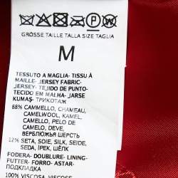 Max Mara Red Teddy Bear Double Breasted Coat M