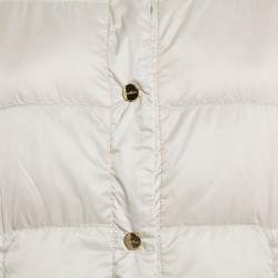 Max Mara The Cube Cream Polyamide Reversible Down Jacket S