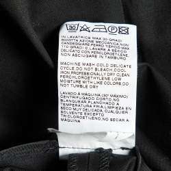 Pre Owned Max Mara Studio Black Cotton Pleated Culottes XS