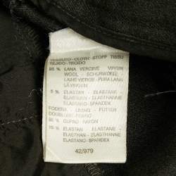 Max Mara Charcoal Grey Wool Formal Pants M