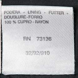 Pre Owned Max Mara Black Wool Blend Pants Suit M