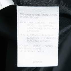 Max Mara Black Wool Tailored Pantsuit M