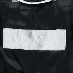 Max Mara Black Wool Tailored Pantsuit M