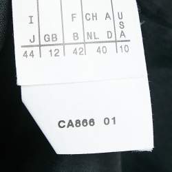 Pre Owned Pianoforte di Max Mara Black  Crepe Single Breasted Pants Suit L