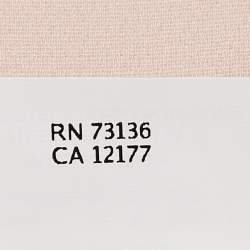 Max Mara Light Pink Crepe Straight Fit Trousers XS