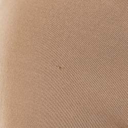 Max Mara Beige Jersey High Neck Zip-Up Jacket M