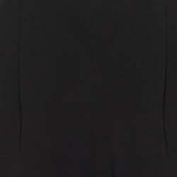 Max Mara Black Crepe Pleated Trousers M