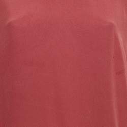 Max Mara Red Jersey and Crepe Tunic Top M