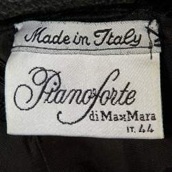 Max Mara White/Black Jersey and Velvet Corset Dress Set
