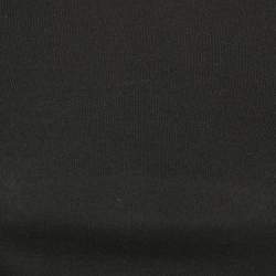 Pre Owned Max Mara Black/White Knit Round Neck Cropped Top M