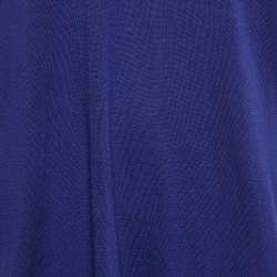 Pre Owned Max Mara Navy Blue Wool Sweater Dress M