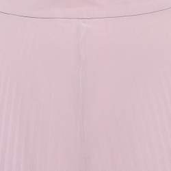 Max Mara Purple Chiffon Plisse Flared Trousers M
