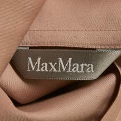 Max Mara Pink Cotton Blend Single Breasted Blazer XL