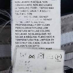 Pre Owned Max Mara Navy Blue Wool Tailored Pants S