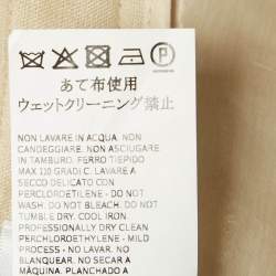 Max Mara Light Beige Linen Pleated Maxi Skirt M