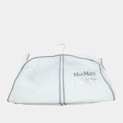 Pre Owned Max Mara Brown Camel Wool Button Front Belted Coat M