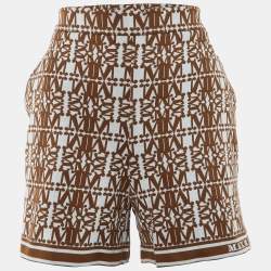 Dolce and Gabbana Cream Floral Lace Shorts S Dolce & Gabbana
