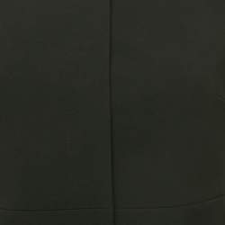 Pre Owned Max Mara Black Crepe Skirt Suit S/XS