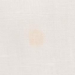 Pre Owned Max Mara White/Ivory Linen and Crepe Drawstring Tops M
