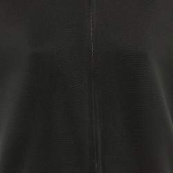 Pre Owned Max Mara Black Jersey Solista Hooded Vest M