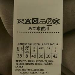 مملوكة مسبقًا Max Mara Leisure Champagne Satin Maxi Dress M