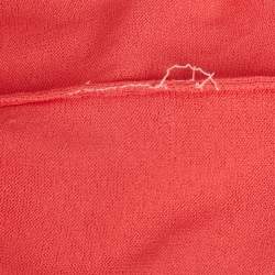 Pre Owned Max Mara Coral Pink Knit Quarter Sleeve Jumper M 