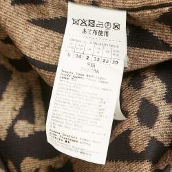 Pre Owned معطف ماكس مارا مزدوج الصدر مزيج ألباكا بيج مقاس صغير - إكس سمول