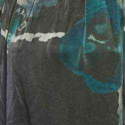 Pre Owned Max Mara Multicolor Printed Silk Shift Dress S