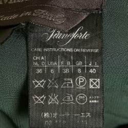 Pre Owned Max Mara Multicolor Printed Silk Shift Dress S