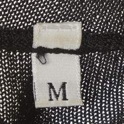 مملوكة مسبقًا كارديجان مكس مفتوح من الأمام أسود مقاس متوسط