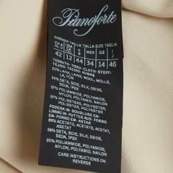 Pre Owned Max mara Brown Lurex Jacquard Sleeveless Top L