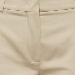 Pre Owned بنطال مكس مارا قطن بيج مقاس وسط (ميديم)