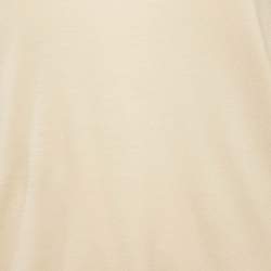Pre Owned Max Mara Beige Jersey Turtleneck Top XL