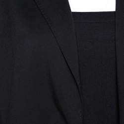 Max Mara Black Wool Tie Front Venere Blazer M