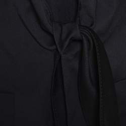 Max Mara Black Wool Tie Front Venere Blazer M