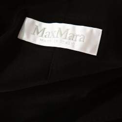 Max Mara Black Wool Tie Front Venere Blazer M