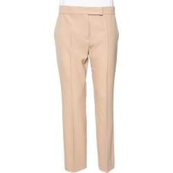 Max Mara Beige Wool Formal Pants M