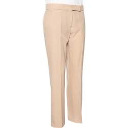 Max Mara Beige Wool Formal Pants M