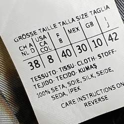 Pre Owned Max Mara Black Floral Print Silk Ponera Trousers M