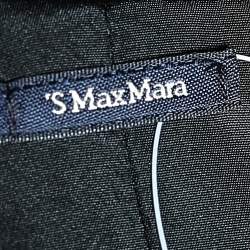 S'Max Mara Monochrome Printed Reversible Vada Coat L