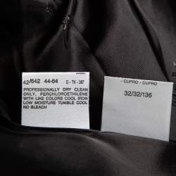 Max Mara Black Cashmere Button Front Jacket M