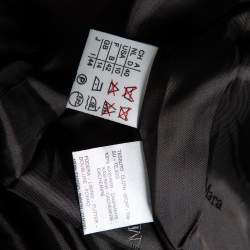 Max Mara Black Cashmere Button Front Jacket M