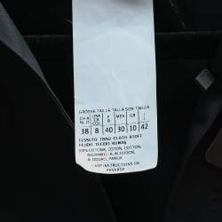 Pre Owned Max Mara Black Cotton Oversized Shift Midi Dress M