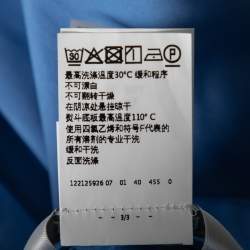 Pre Owned Max Mara Blue Cotton Button Front Midi Shirt Dress M