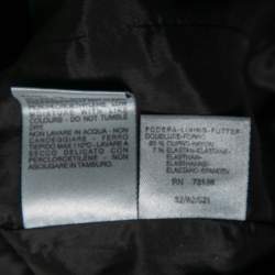 Pre Owned Max Mara Black Crepe Single Breasted Blazer S