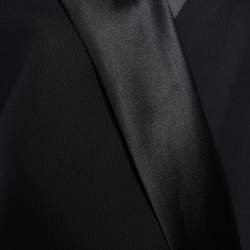 Max Mara Black Cotton Dover Wide-leg Cady Jumpsuit M