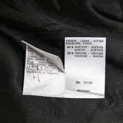 Pre Owned Max Mara Black Knit Skirt Suit S